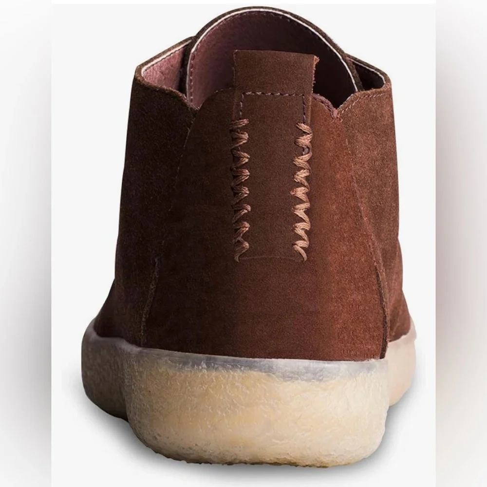BLUPRINT‎ Men's Indio Desert Suede Chukka Boot Shoe Brown Leather Lace Up Sz 10